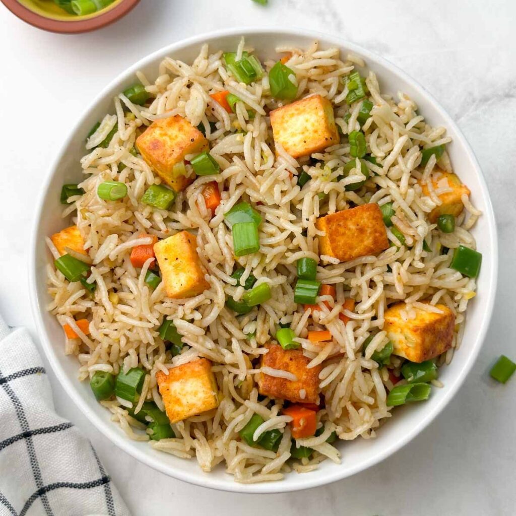 Fried Rice with Veg & Paneer